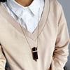 Wood Bar Necklace