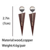 KANDRA CORK Wood Earrings