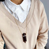 Wood Bar Necklace