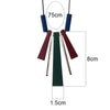 Evening Wear Wood Necklace
